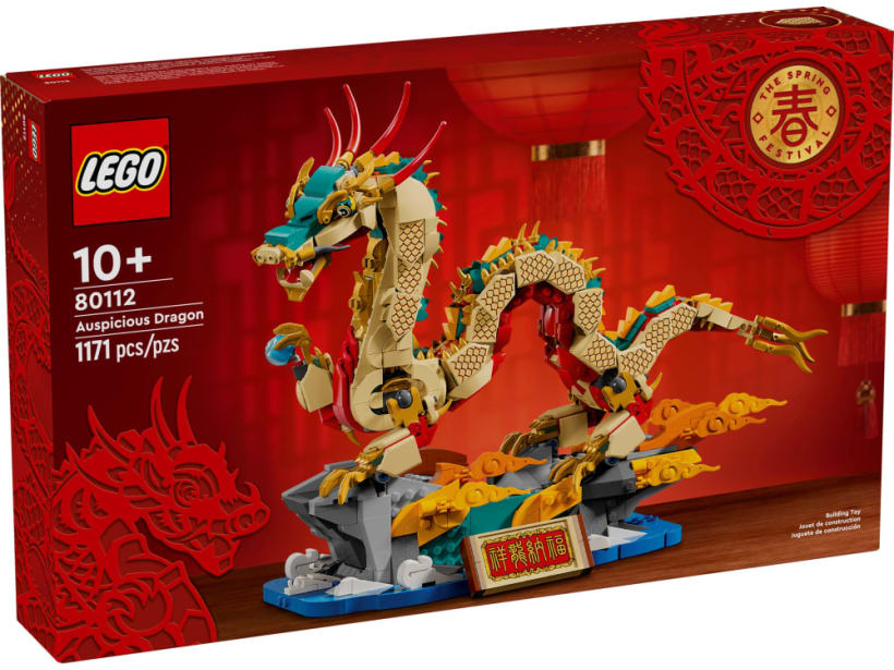 Image of LEGO Set 80112 Auspicious Dragon